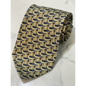 Nature Conservancy Silk Tie Galapagos Pintail Duck by Karen Bierce Korea 61 x 4